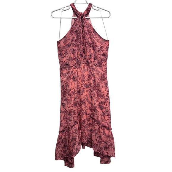 Estelle Red Sophia Floral Halter Neck Midi Dress Tiered Skirt  Size 2X/20W NWT - Picture 4 of 15